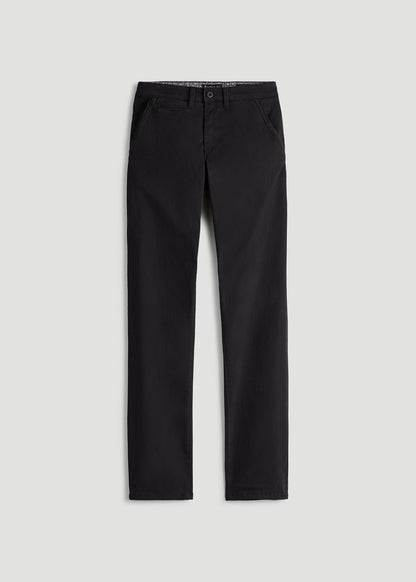Carman TAPERED Chinos for Tall Men in Black