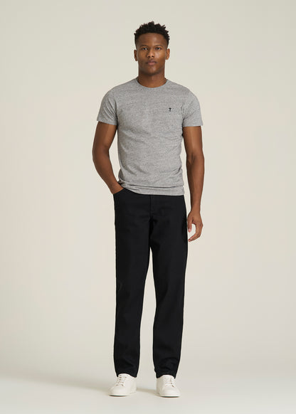 Carman TAPERED Jeans for Tall Men in Optimum Black