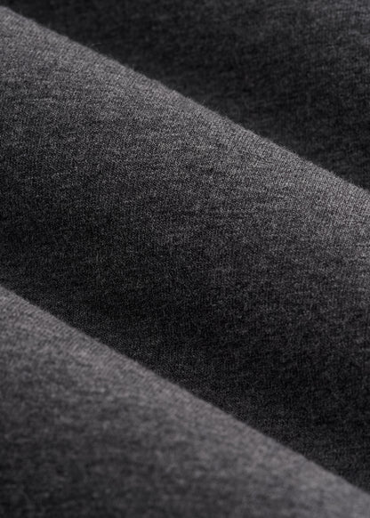 The Essential Slim Fit Long Sleeve Tee for Tall Men in Charcoal Mix