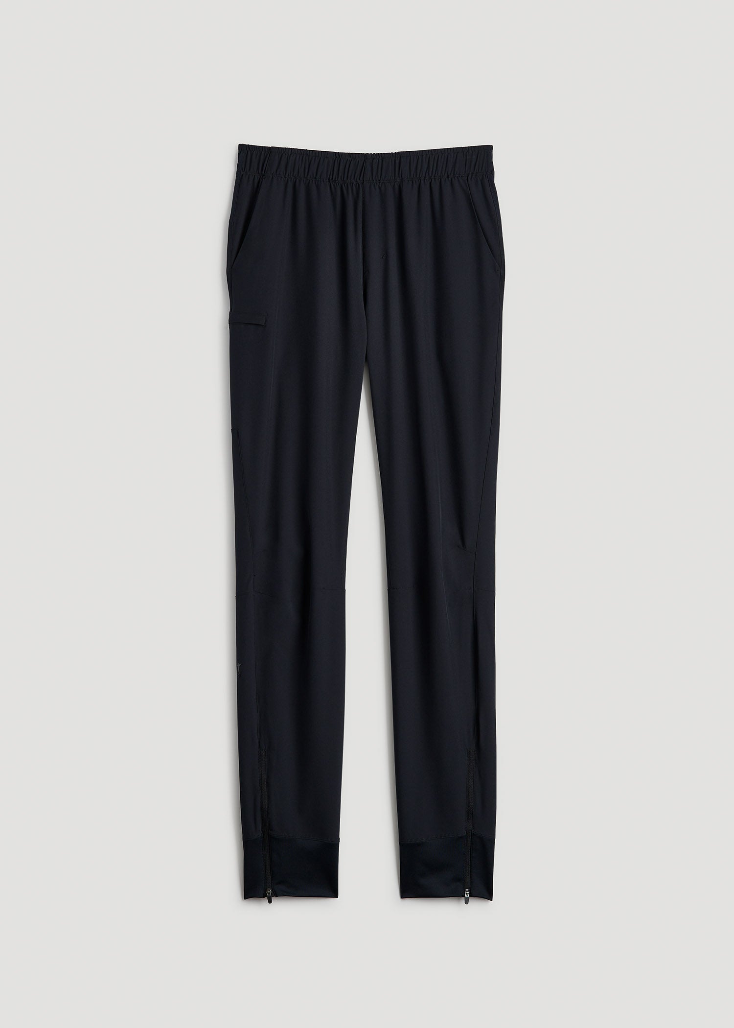 Featherweight Perforated Training Jogger for Tall Men in Black