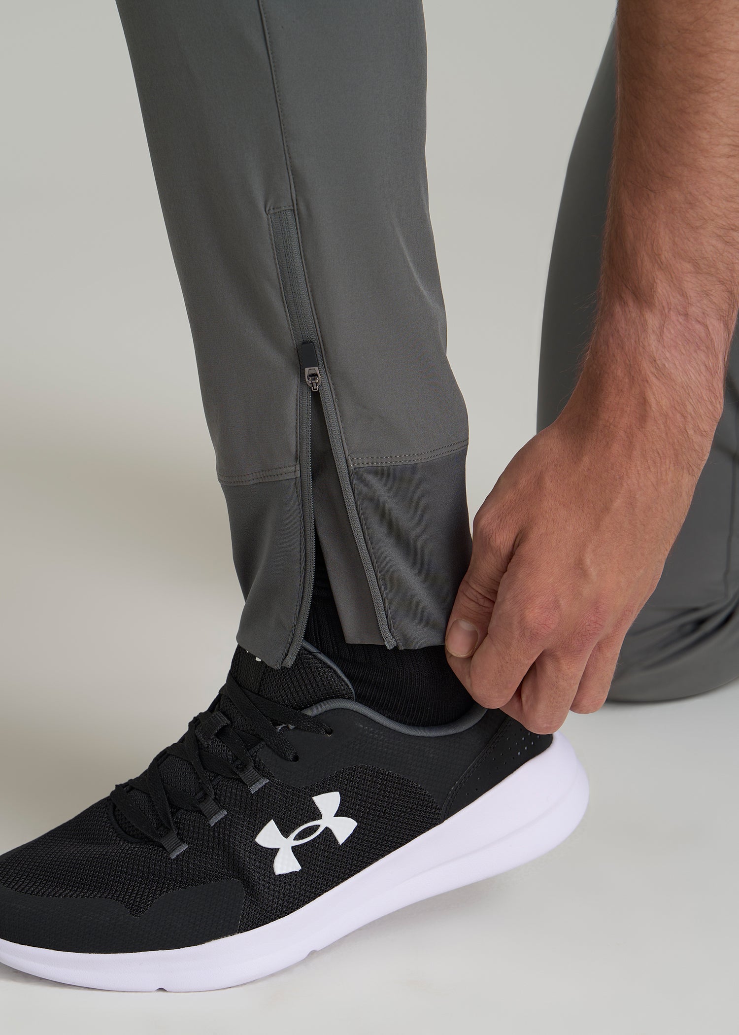 Featherweight Perforated Training Joggers for Tall Men in Graffiti