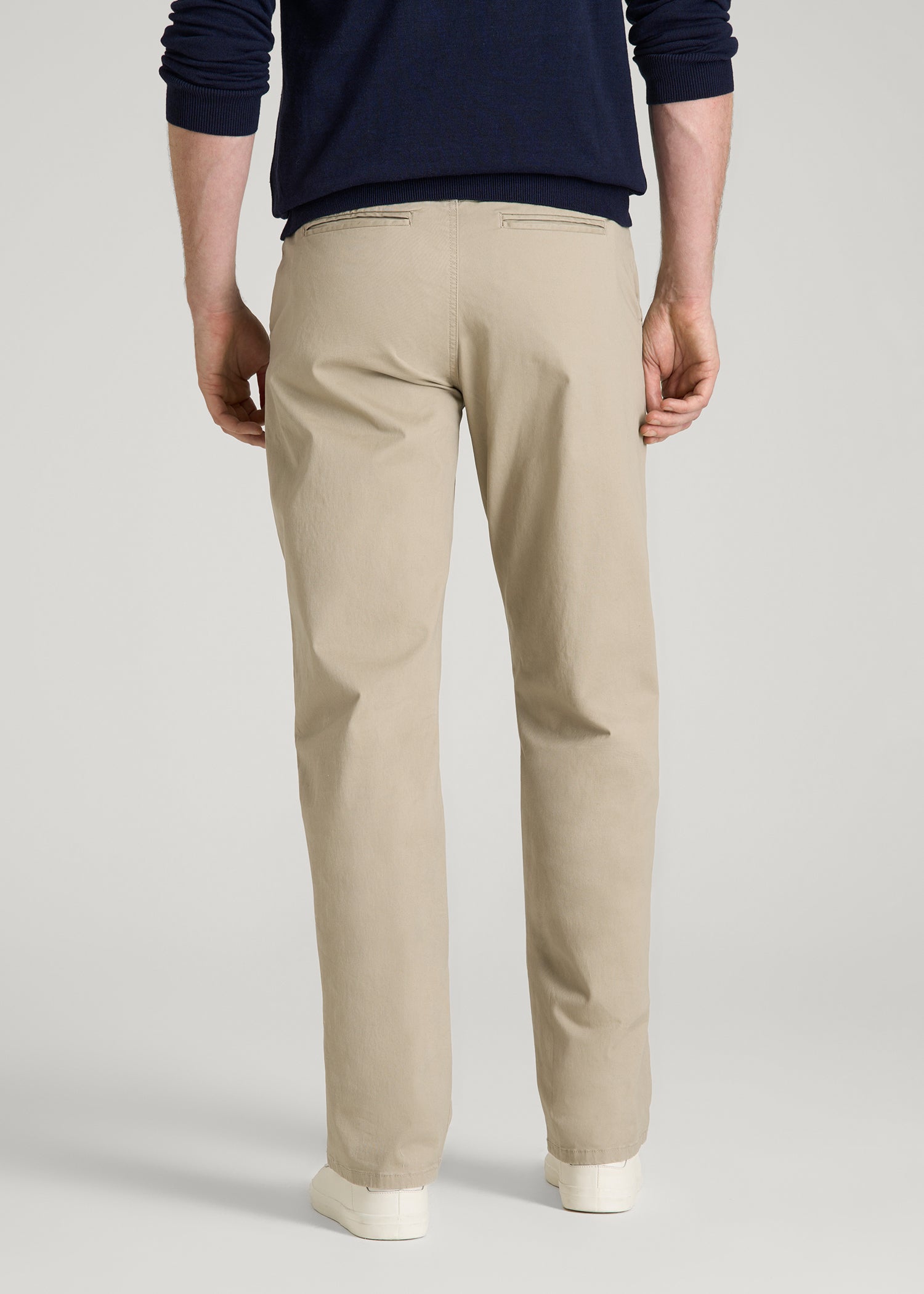Mason RELAXED Chinos for Tall Men in Desert Khaki