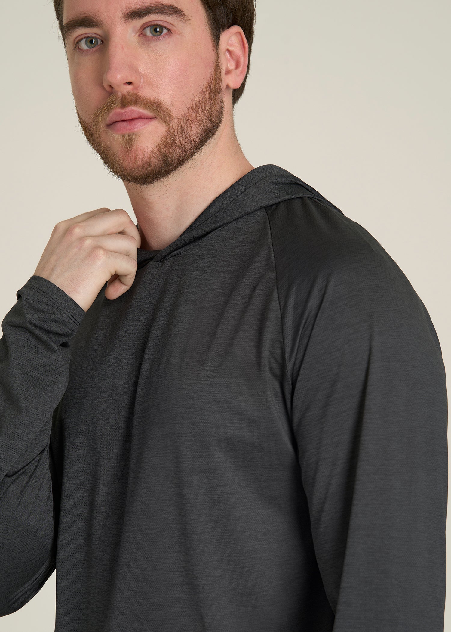 A.T. Performance Training Hoodie for Tall Men in Graffiti Space Dye