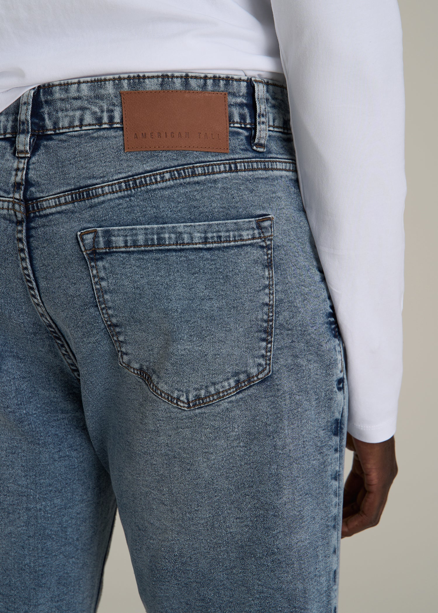 Mason Relaxed Fit Jeans for Tall Men in Vintage Faded Blue