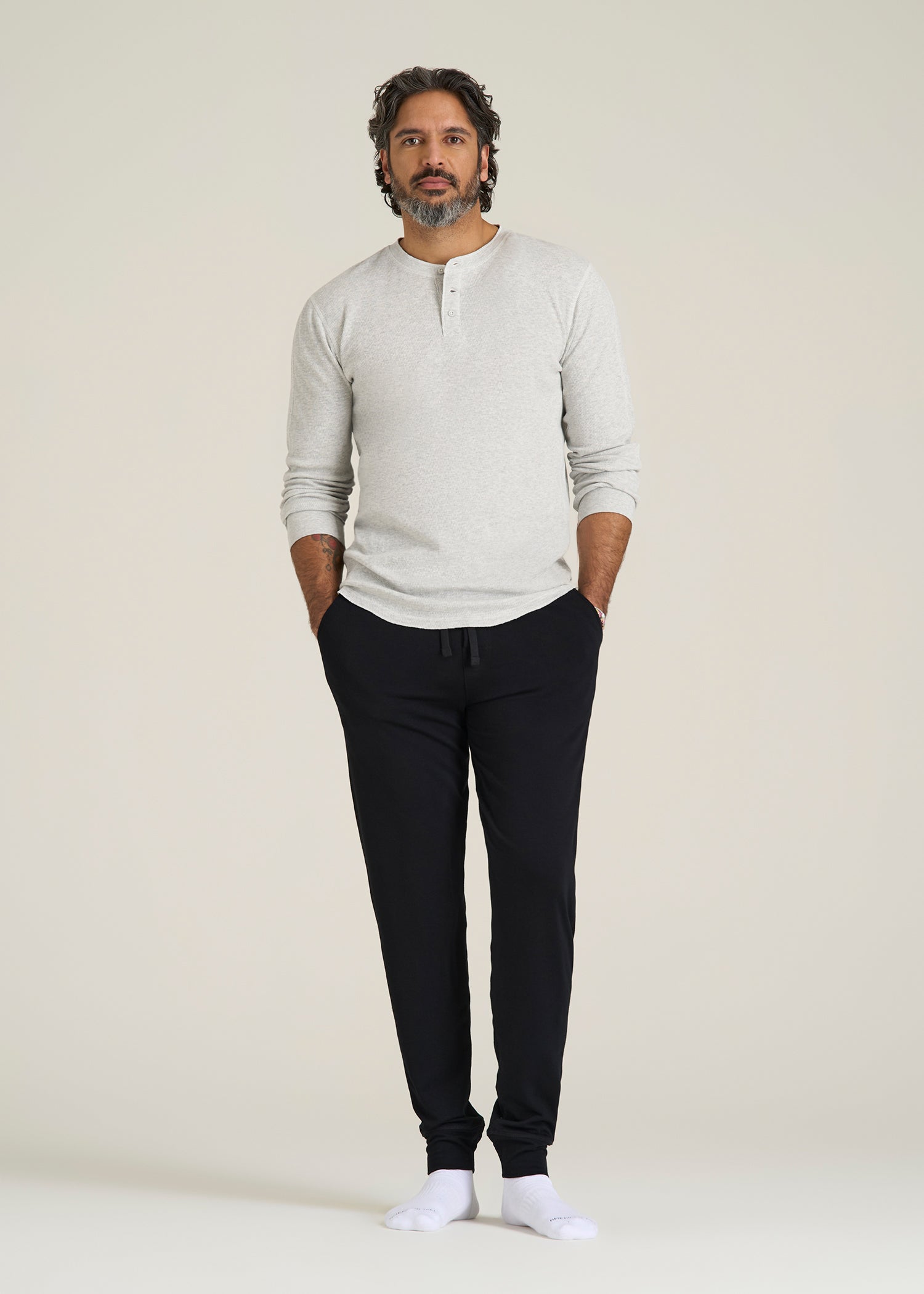 Sleep Joggers for Tall Men in Black