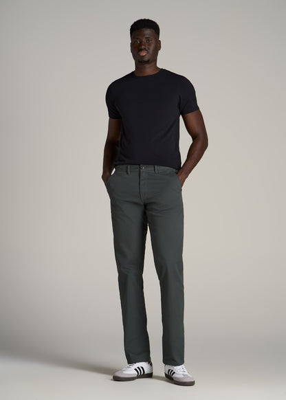 The Essential Modern Fit Crewneck Tee for Tall Men in Black