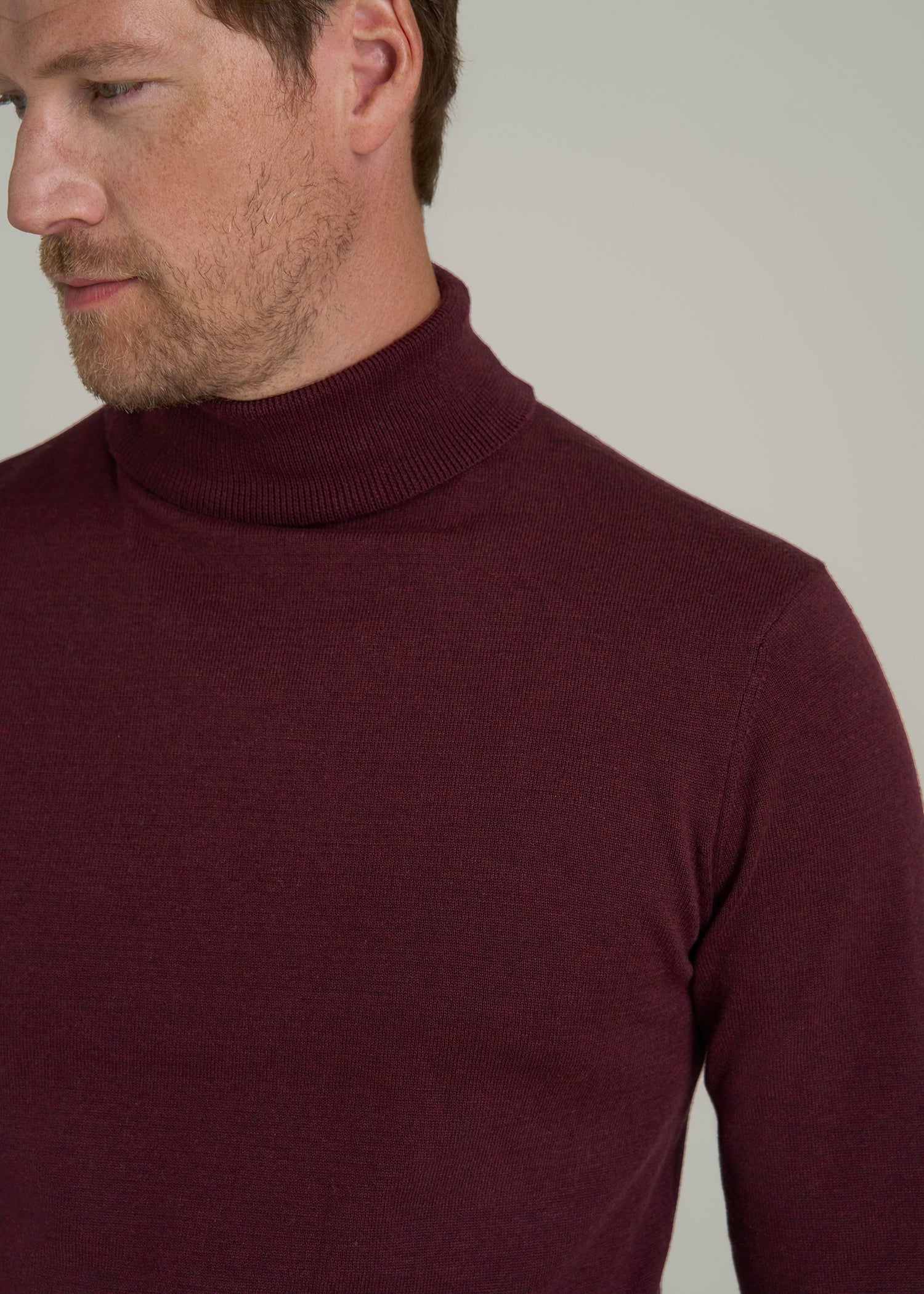 Turtleneck Sweater for Tall Men in Port Royale